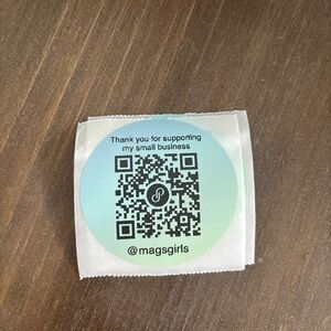 45 Customized Stickers QR Code for @magsgirls